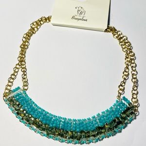 🧚‍♀️ Bungalows Turquoise colored beaded Collar Necklace 🧚‍♀️